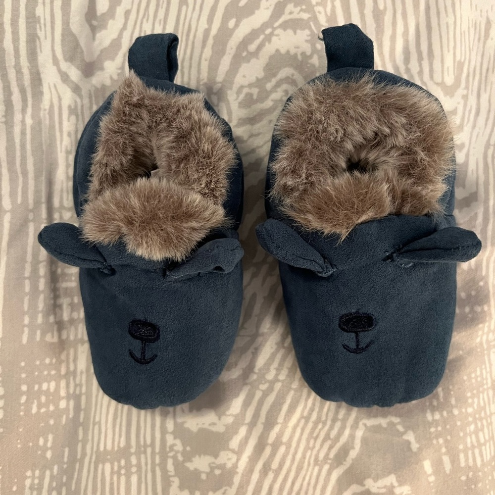 Fur-Lined Slippers